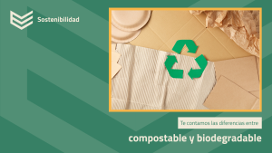 Comparativa entre embalaje compostable y biodegradable para empresas sostenibles